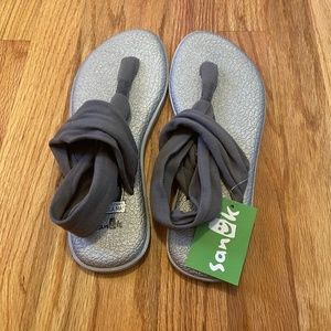 Sanuk Yoga Sling Gray Sandals